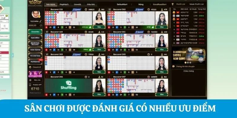 Sân chơi được đánh giá có nhiều ưu điểm vượt trội